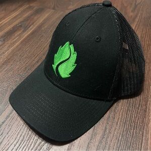 Hop Valley Brewing Co. Black Trucker Hat Adjustable Beer SnapBack Cap Oregon